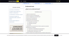 Desktop Screenshot of endometriosisweb.com